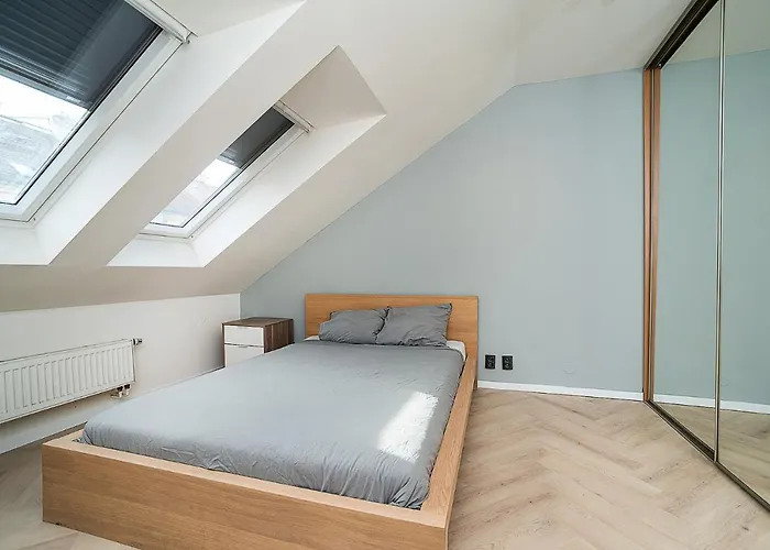 Apartmán Big 4-bedroom Flat, Terrace With Great Vitkov View Praha