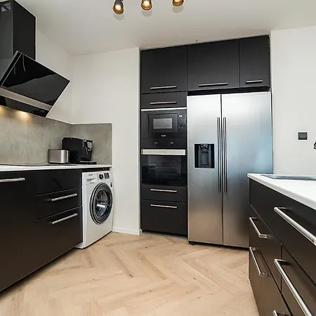 Big 4-bedroom Flat, Terrace With Great Vitkov View 布拉格