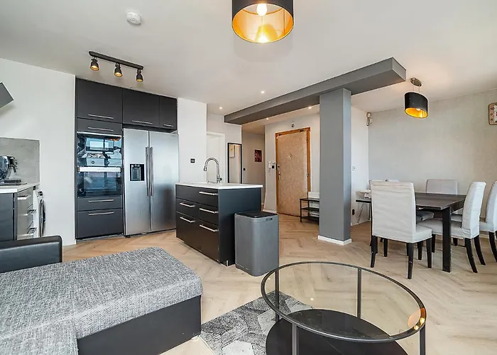 Big 4-bedroom Flat, Terrace With Great Vitkov View Apartment Prag